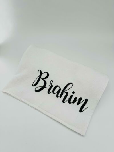 Serviette de bain homme personnalisée. Un cadeau d'anniversaire original et personnalisé
